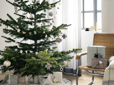 Étendard produits de Noël