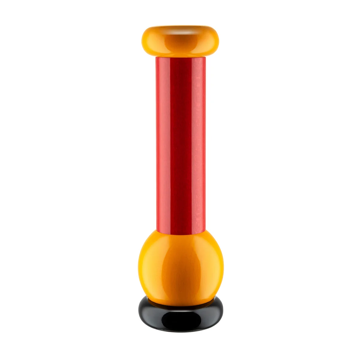 Alessi - Moulin à poivre MP0210, noir / jaune / rouge