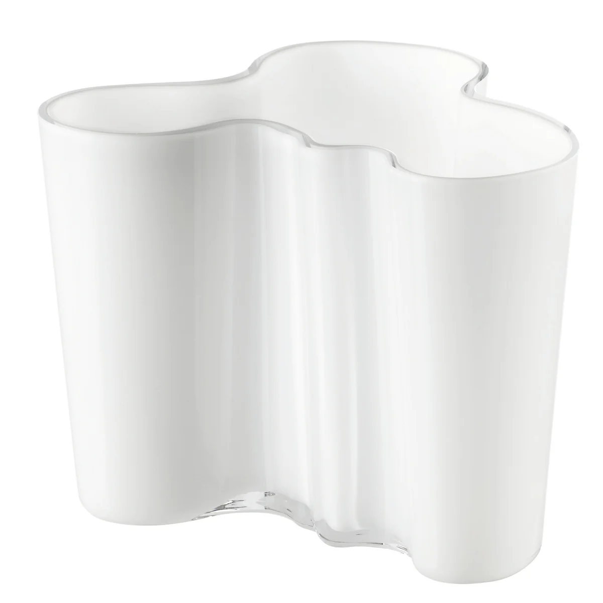 Iittala - Aalto Vase Savoy 160 mm, blanc opalin