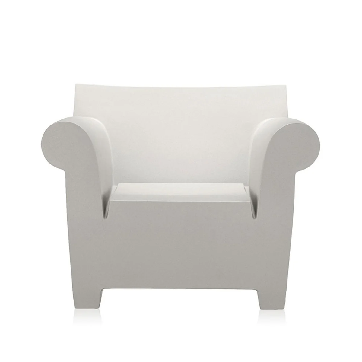 Kartell - Fauteuil Bubble Club, blanc de zinc Kartell - Fauteuil Bubble Club, blanc de zinc