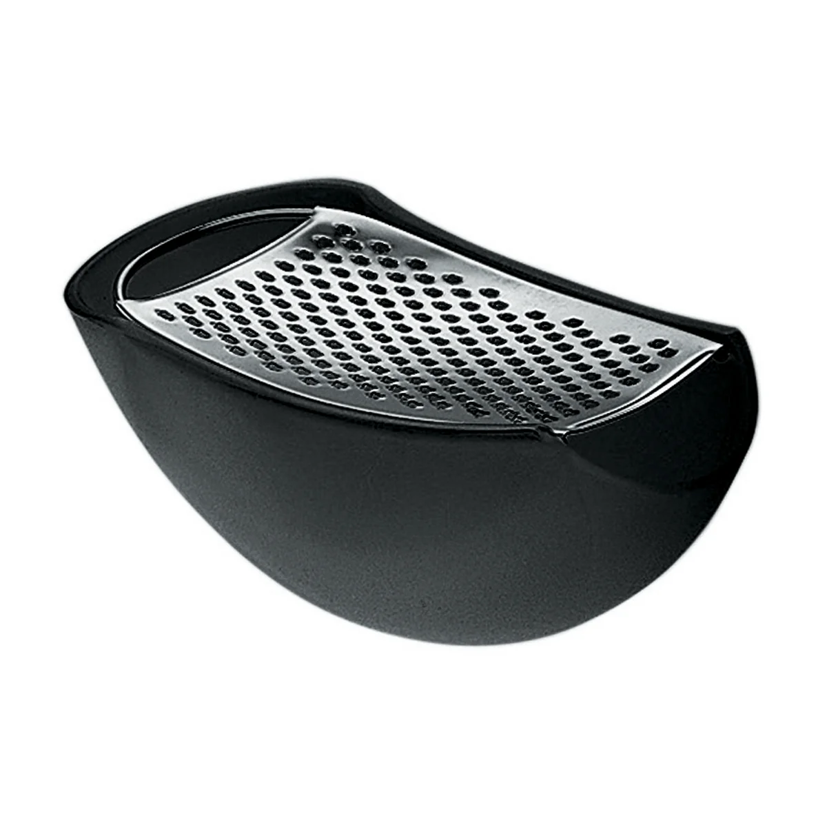 A di Alessi - Râpe à fromage avec boîte Parmenide, noir