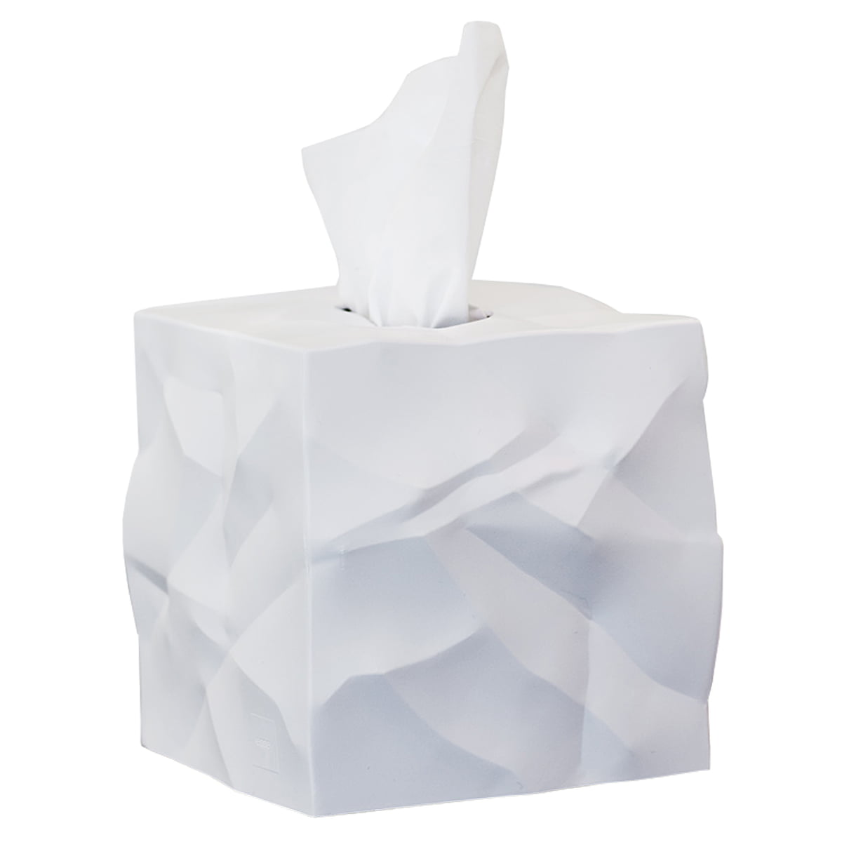 Boîte à mouchoirs carrée design blanche wipy essey - Kdesign