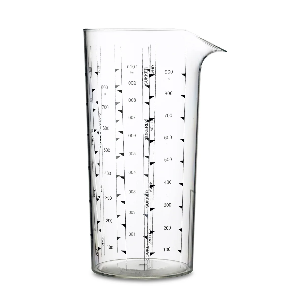 Rosti - Gobelet doseur, 1,0 l, transparent Rosti - Gobelet doseur, 1,0 l, transparent