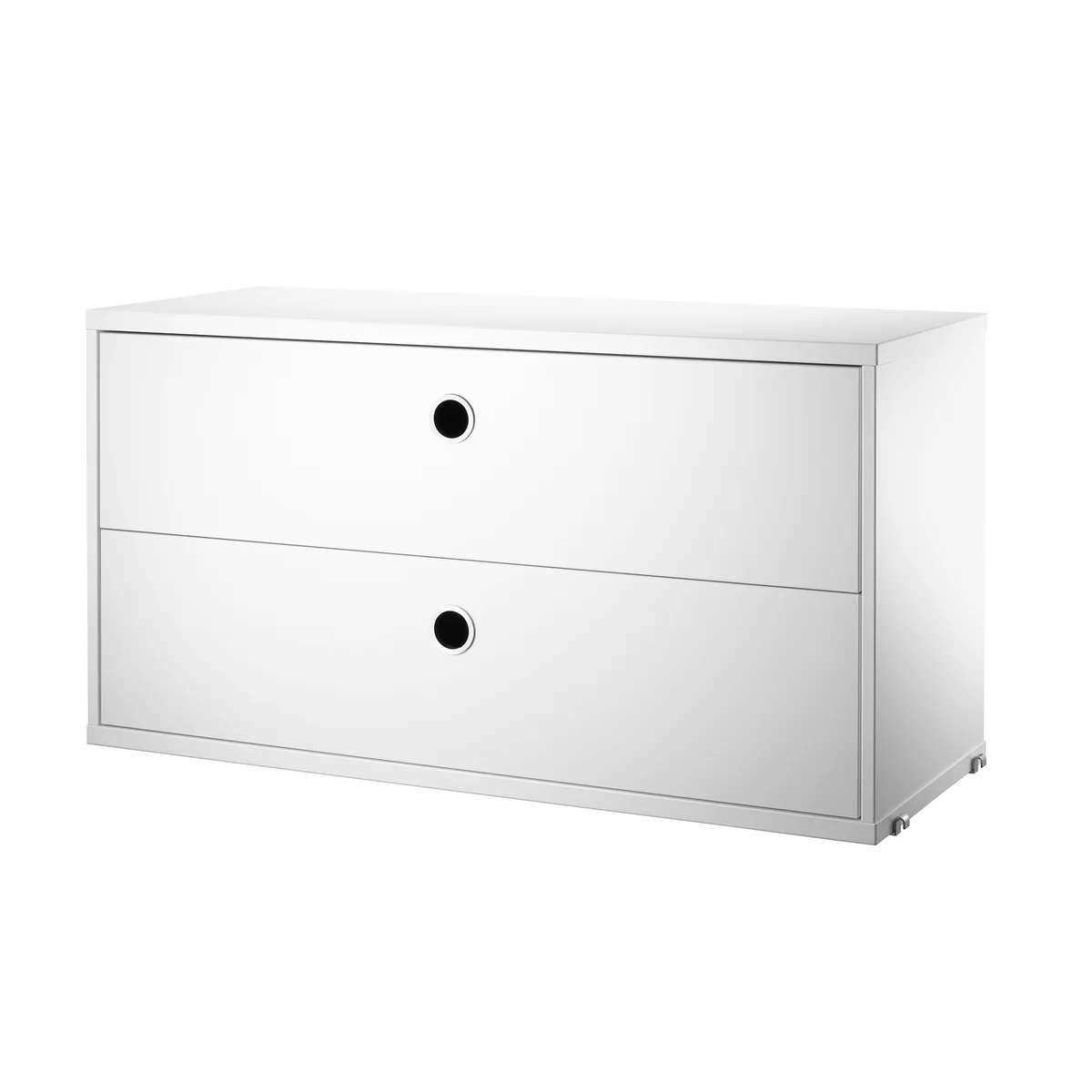 String - Module d'armoire avec tiroirs 78 x 30 cm, blanc String - Module d'armoire avec tiroirs 78 x 30 cm, blanc