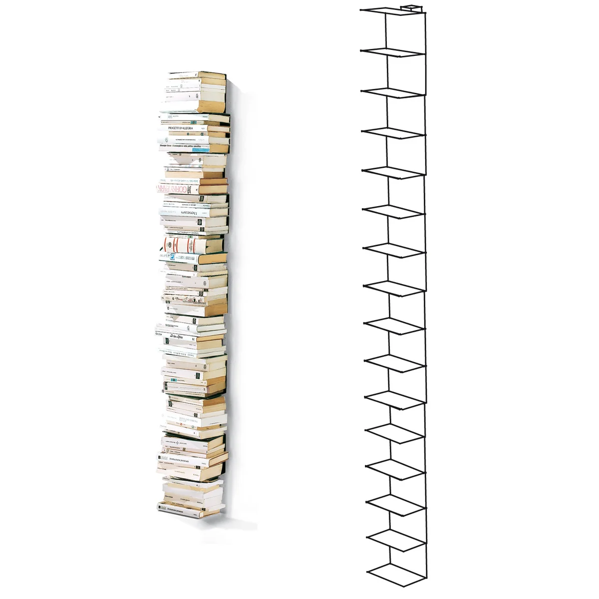 Opinion Ciatti - Ptolomeo Bibliothèque étagère murale PTW210, blanc Opinion Ciatti - Ptolomeo Bibliothèque étagère murale PTW210, blanc