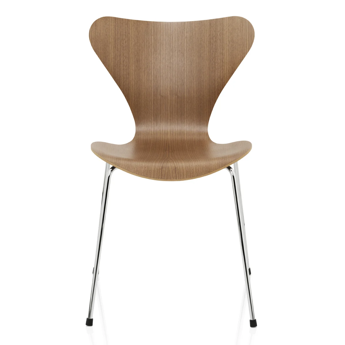 Fritz Hansen - Serie 7 Chaise, chrome / noyer naturel Fritz Hansen - Serie 7 Chaise, chrome / noyer naturel