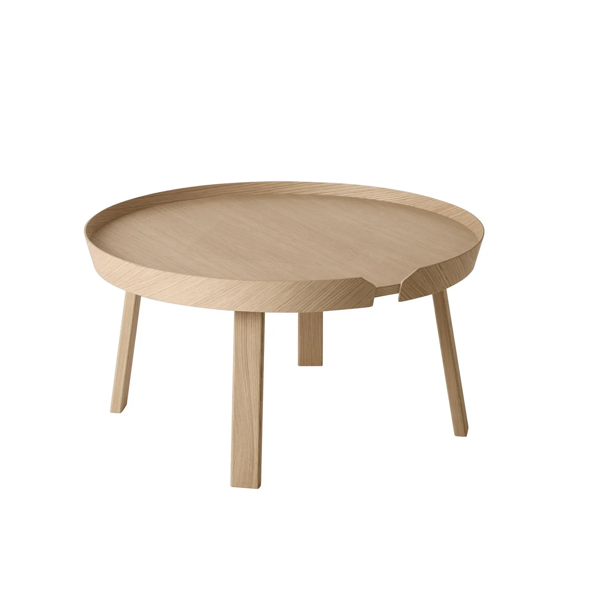 Muuto - Around Table basse Ø 72 cm, chêne Muuto - Around Table basse Ø 72 cm, chêne