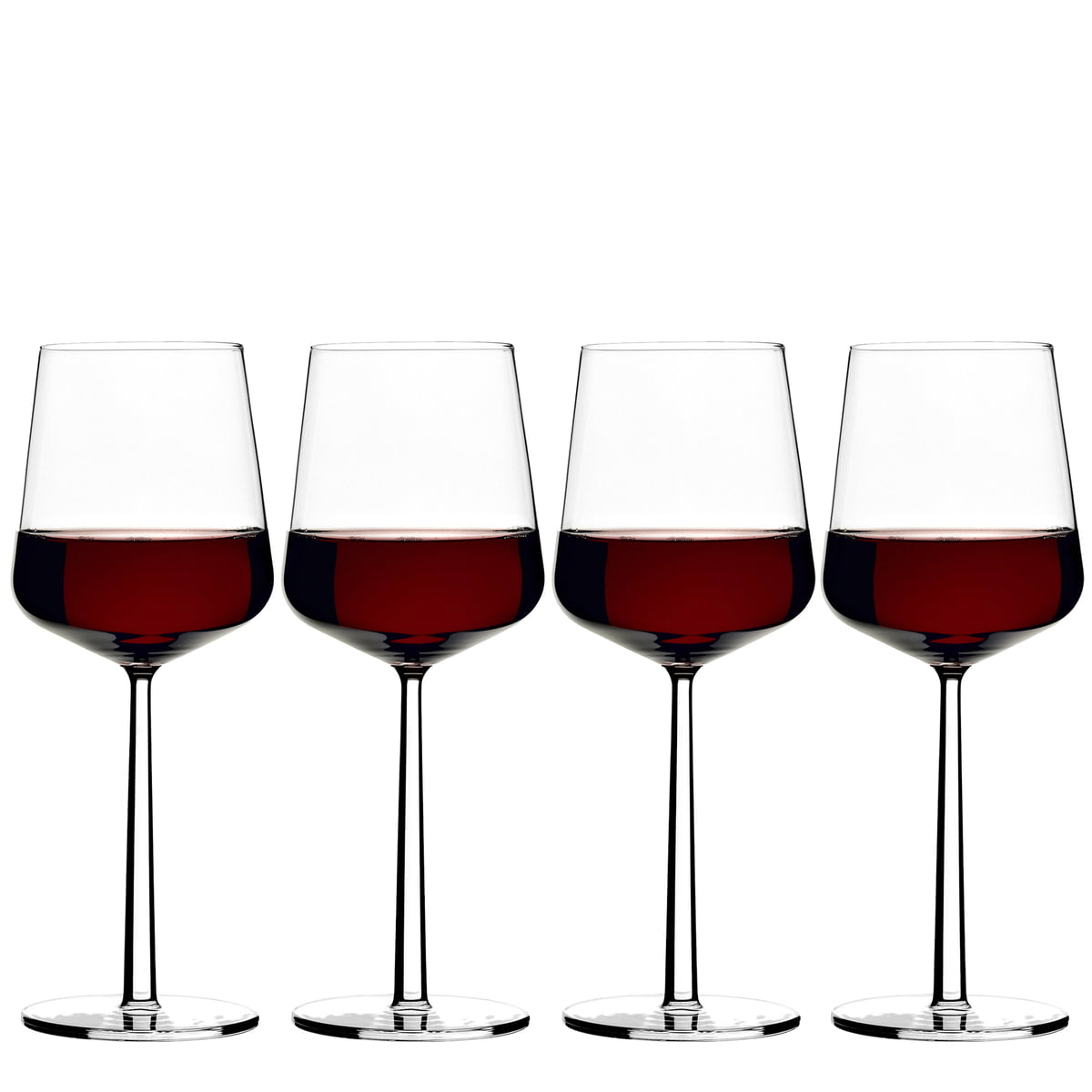 iittala - verre à vin essence verre à vin rouge, 45 cl (set de 4)