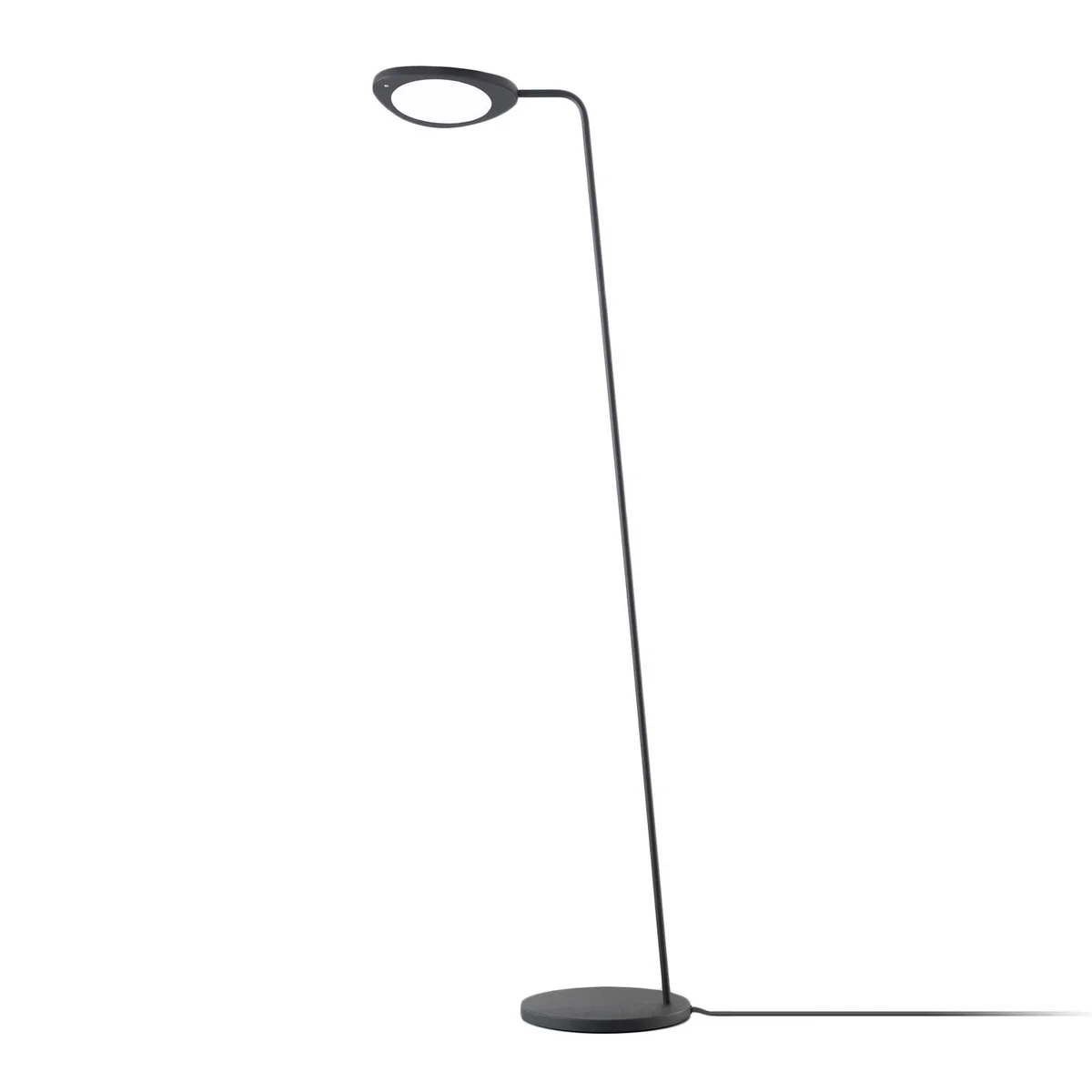 Muuto - Lampadaire LED feuille, noir Muuto - Lampadaire LED feuille, noir