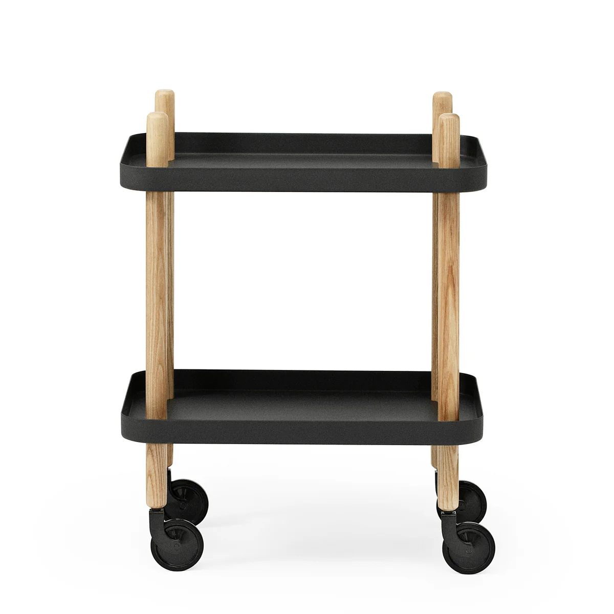 Normann Copenhagen - Wagon à côté du bloc, frêne / noir Normann Copenhagen - Wagon à côté du bloc, frêne / noir