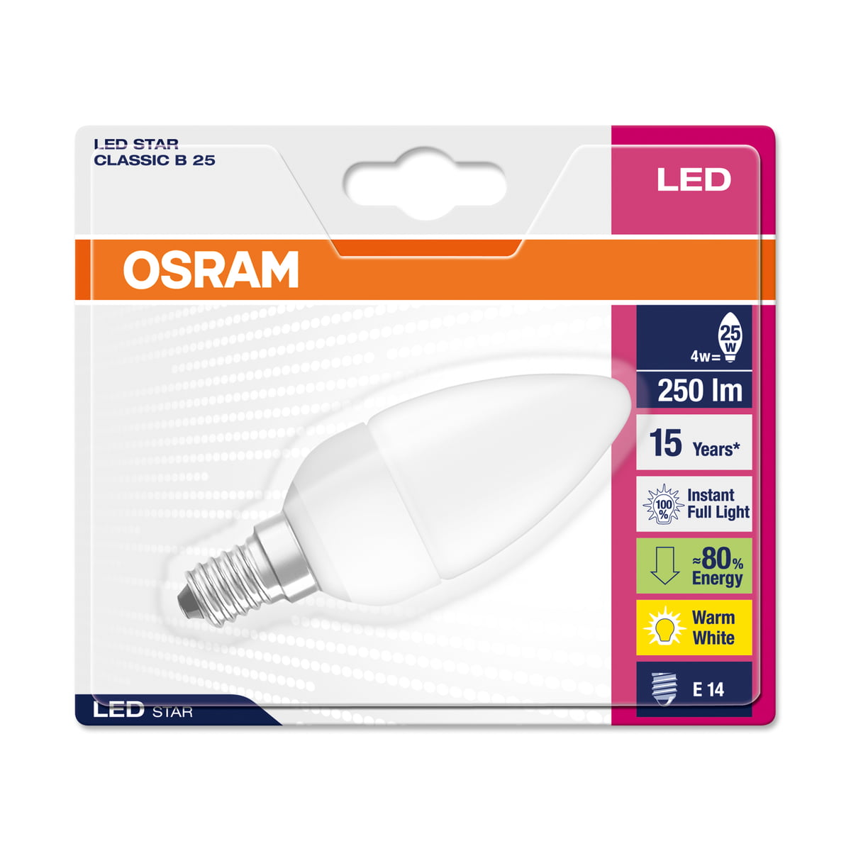 Ampoule LED Star Classic B De Osram