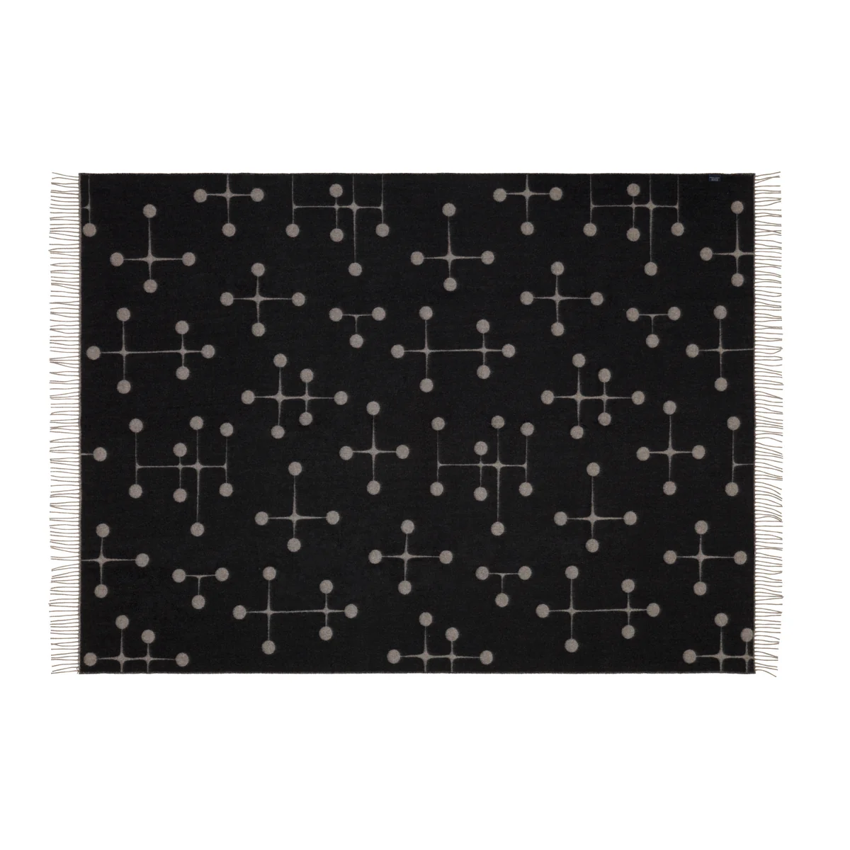 Vitra - Eames couverture de laine, Dot Pattern, noir Vitra - Eames couverture de laine, Dot Pattern, noir
