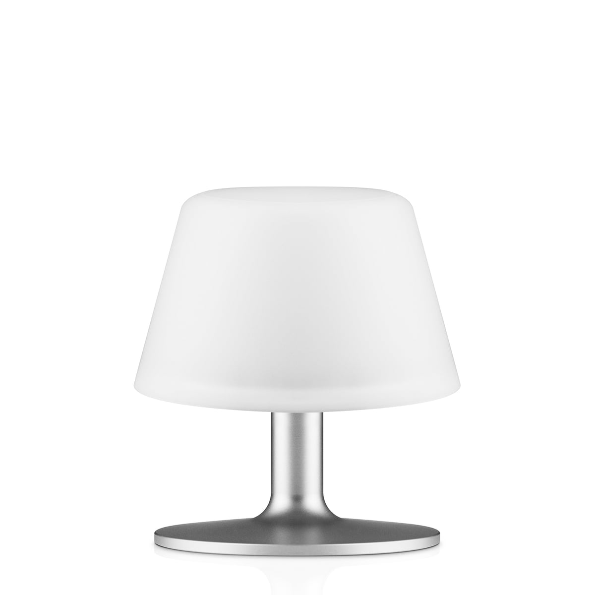 eva solo - sunlight lampe de table de jardin avec abat-jour en verre, ø 13 x h 13,5 cm, blanc