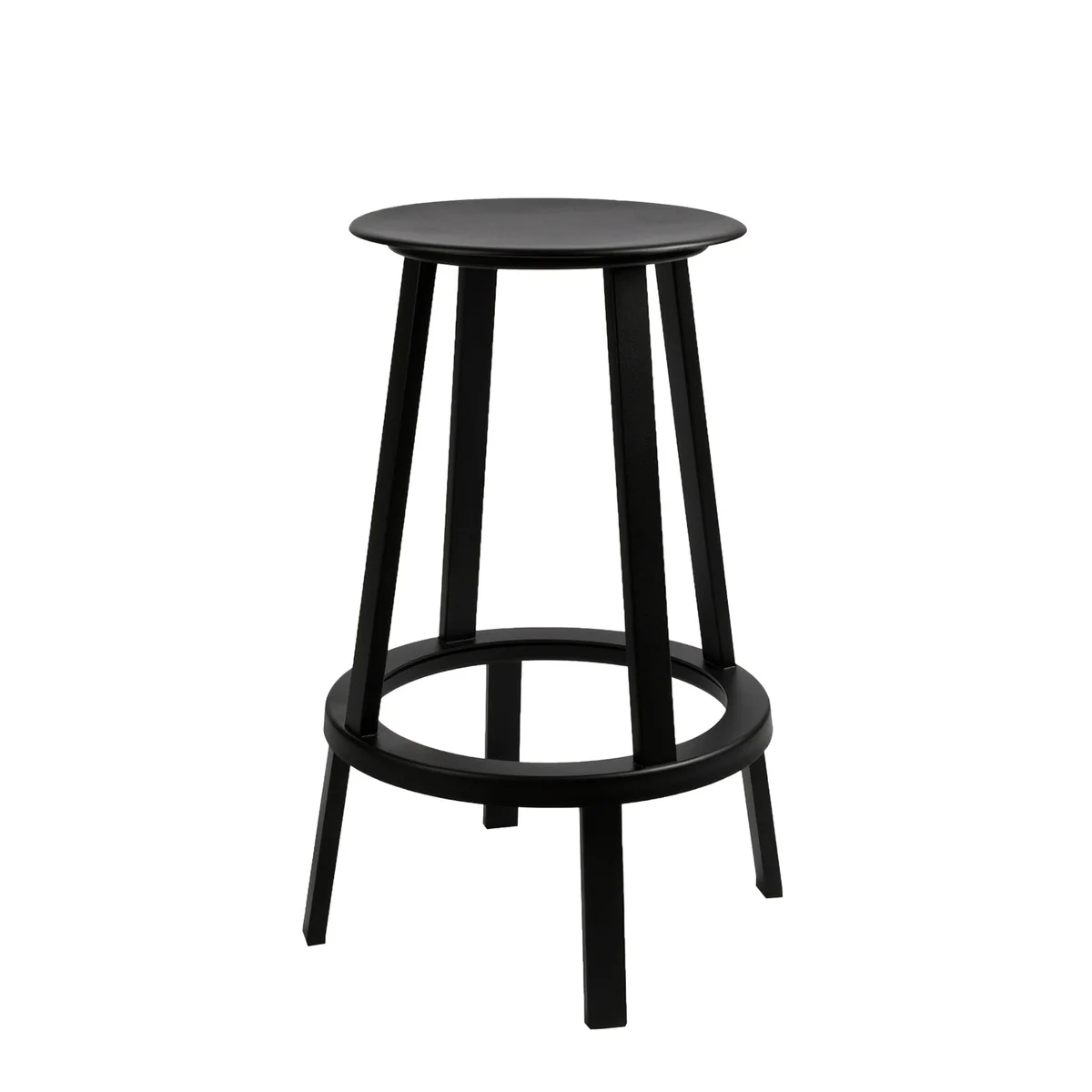 HAY - Revolver Tabouret de bar H 65 cm, noir HAY - Revolver Tabouret de bar H 65 cm, noir