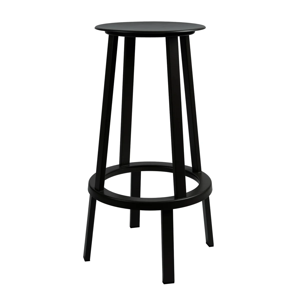 HAY - Revolver Tabouret de bar H 76 cm, noir HAY - Revolver Tabouret de bar H 76 cm, noir