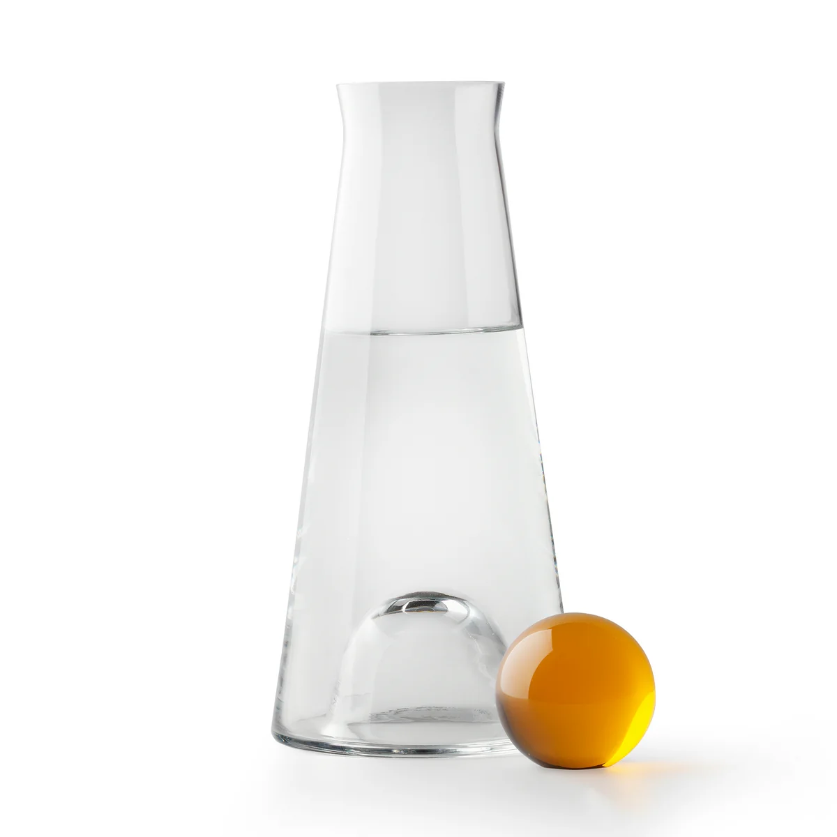 Design House Stockholm - Fia Carafe, H 25 cm, transparent / ambre