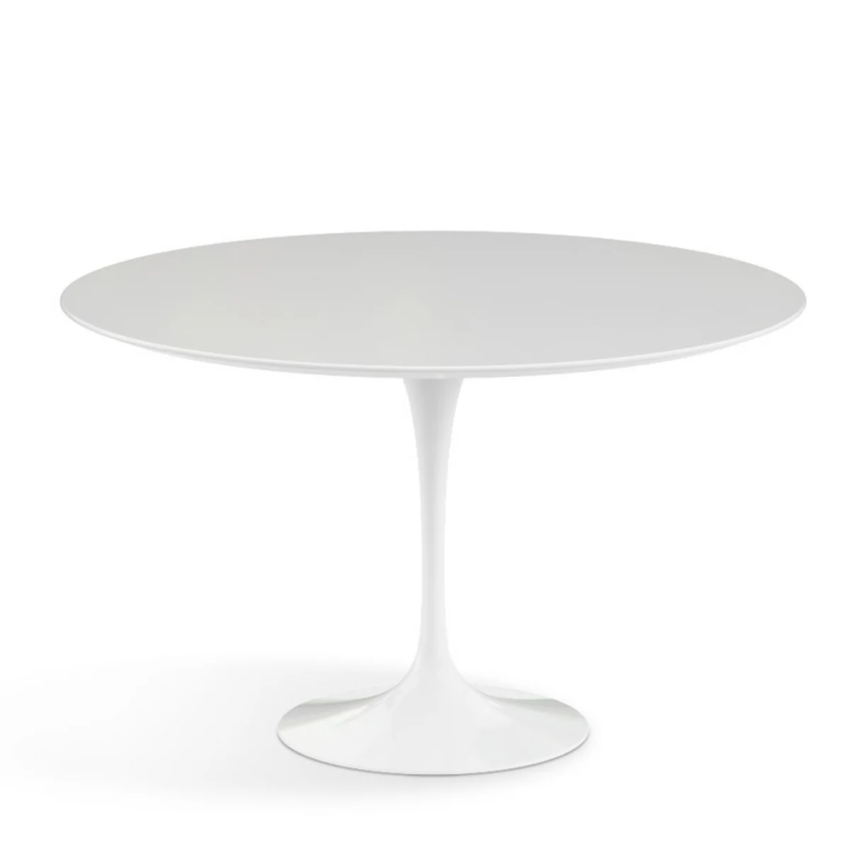 Knoll - Saarinen Tulip Table de bistrot Ø 120 cm, blanche