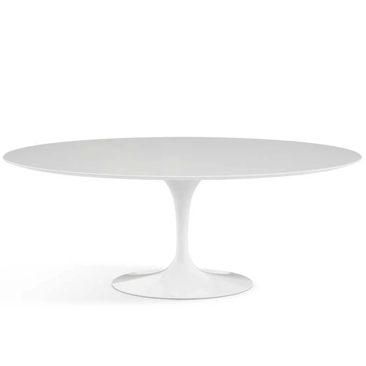 Knoll - Saarinen Tulip Table de salle à manger ovale Ø 198 cm, blanc Knoll - Saarinen Tulip Table de salle à manger ovale Ø 198 cm, blanc