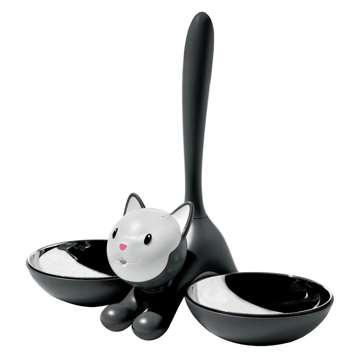 A di Alessi - Tigrito , bol à chat, noir A di Alessi - Tigrito , bol à chat, noir