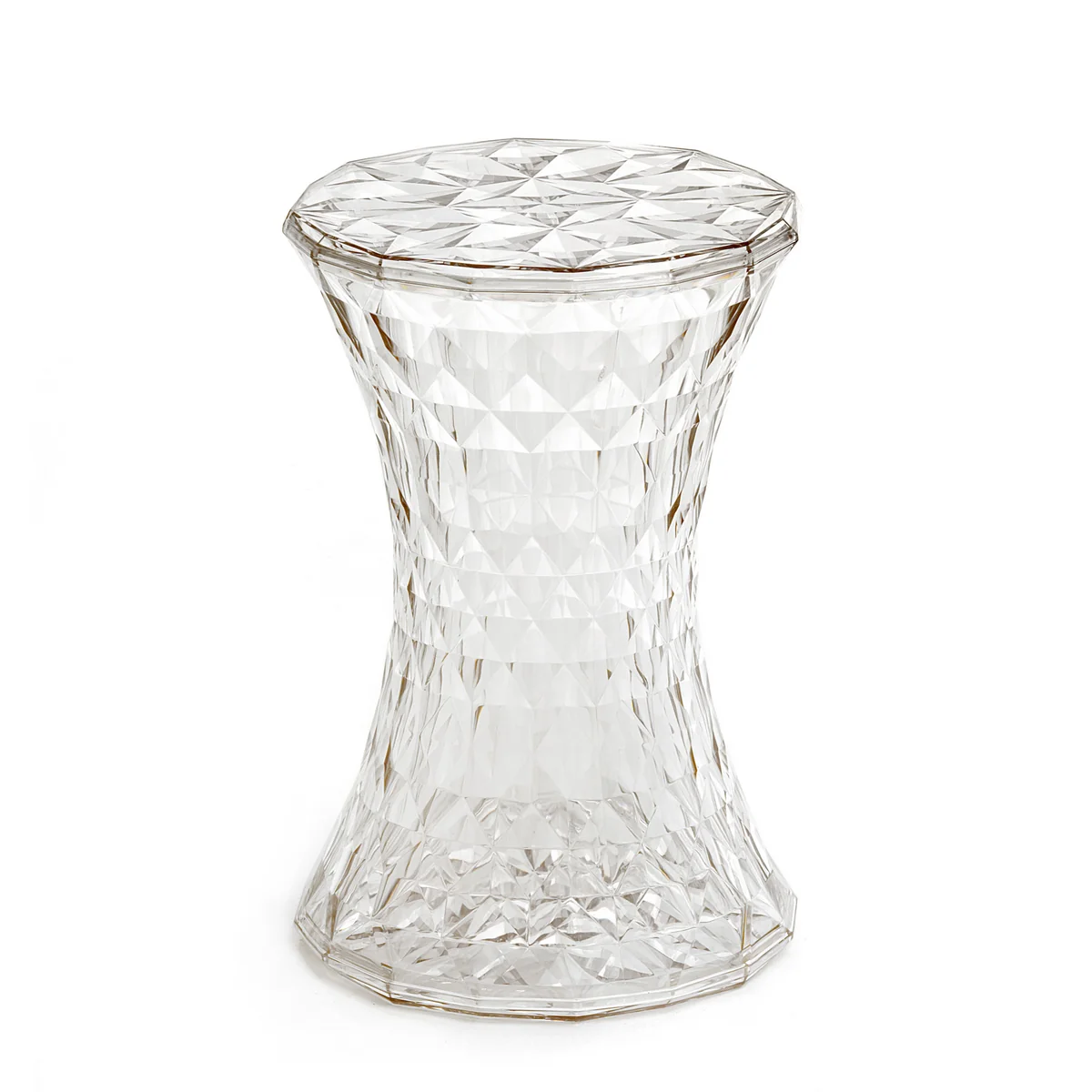 Kartell - Table d'appoint et tabouret Stone, transparent Kartell - Table d'appoint et tabouret Stone, transparent