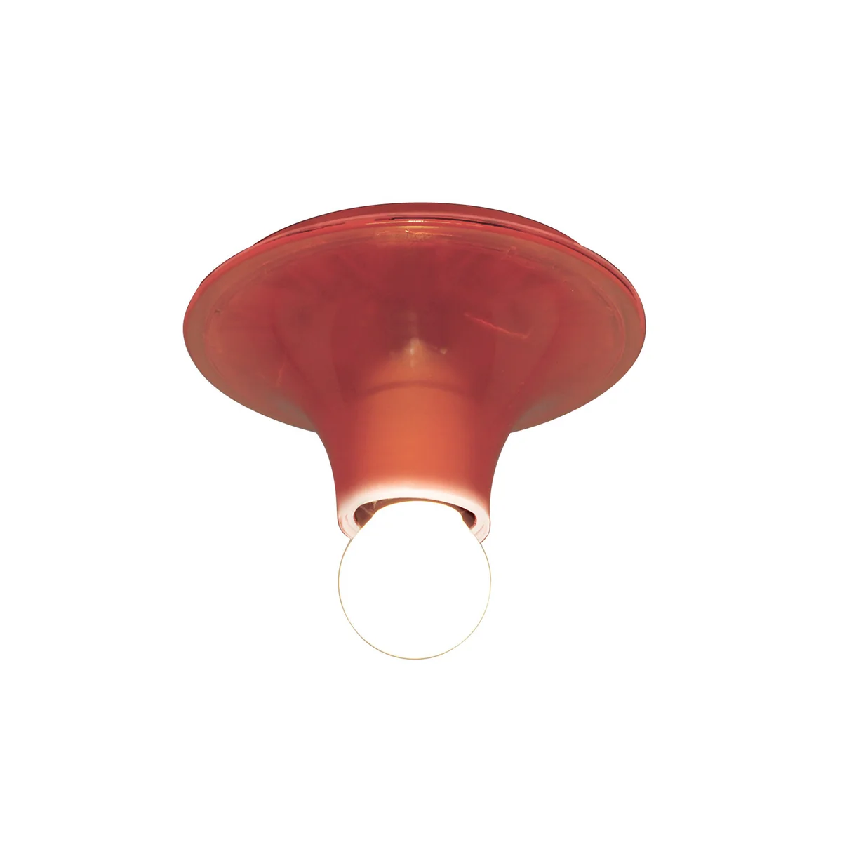 Artemide - Applique et plafonnier Teti, orange transparent