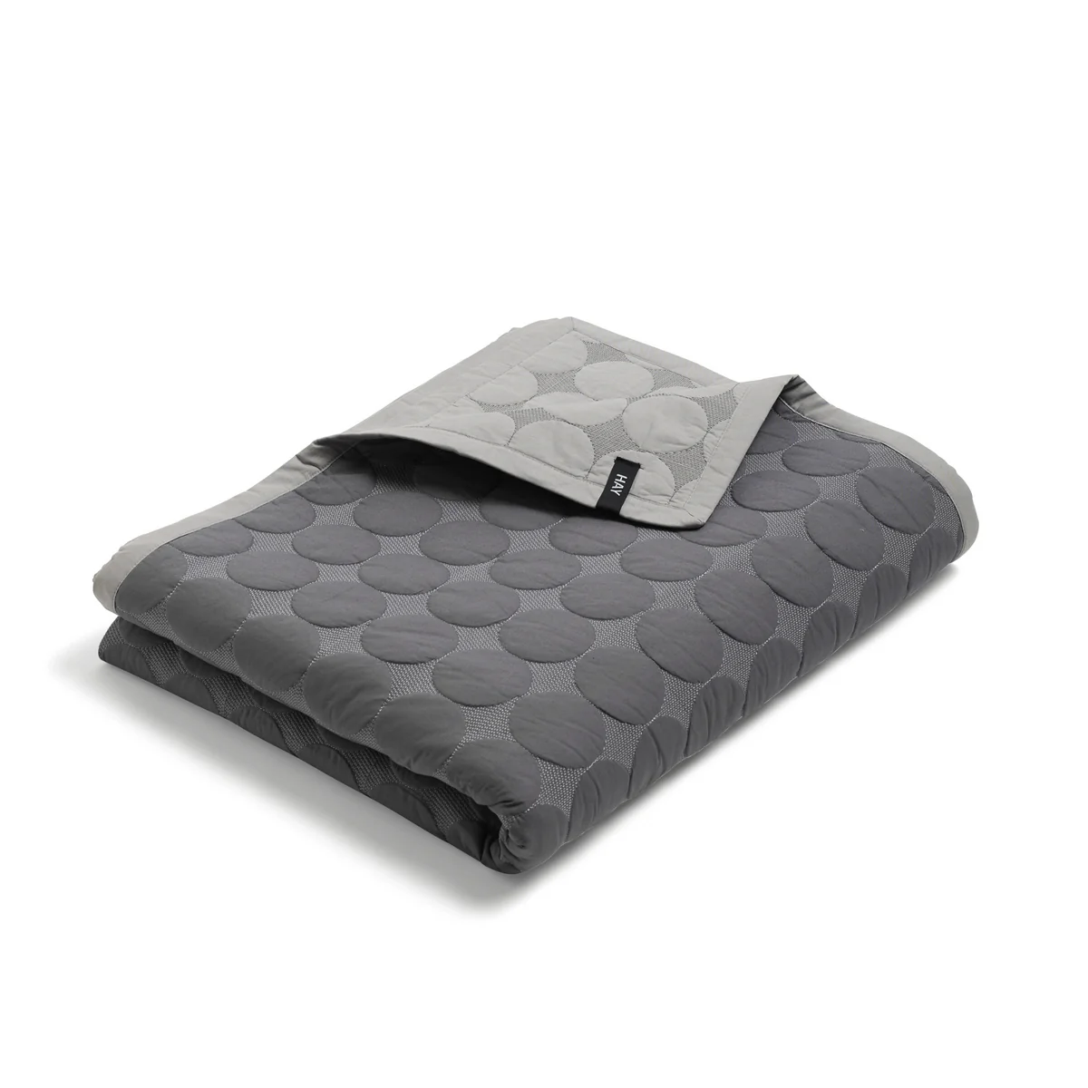 HAY - Couvre-lit « Mega Dot », 260 x 260 cm, gris foncé HAY - Couvre-lit « Mega Dot », 260 x 260 cm, gris foncé
