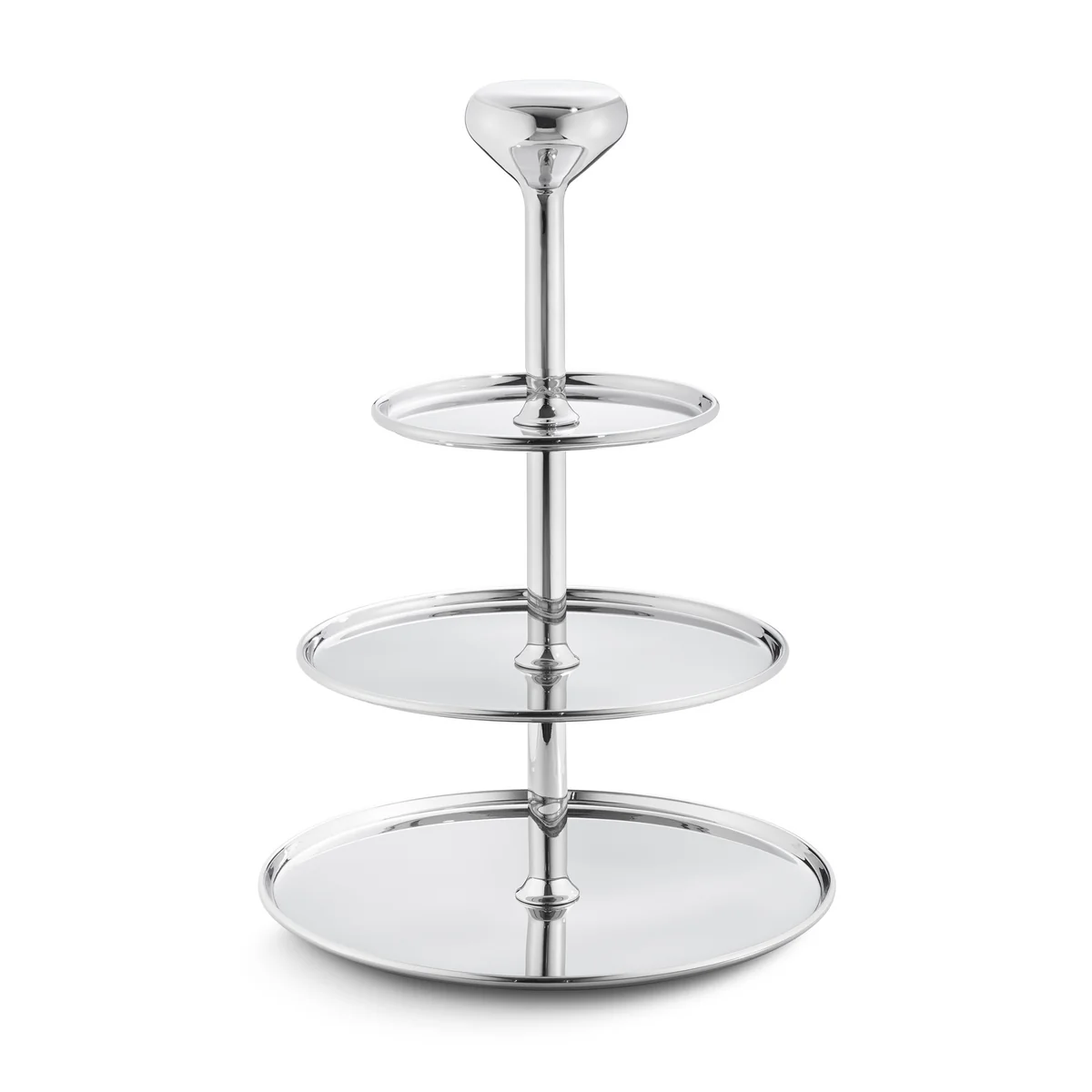 Georg Jensen - Présentoir à gâteaux à étages Alfredo, acier inoxydable