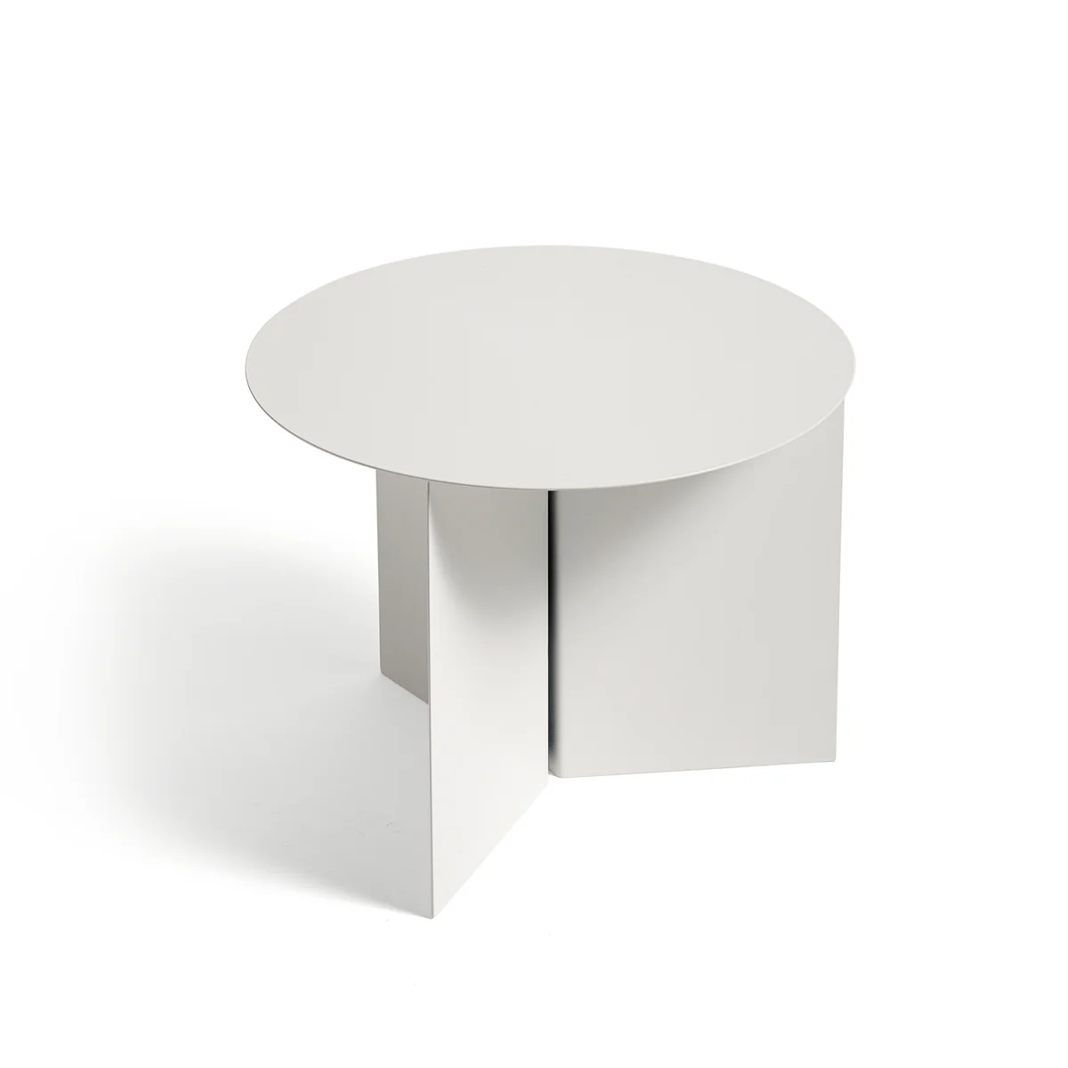 HAY - Slit Table Round Ø 45 x H 3 5. 5 cm, blanc HAY - Slit Table Round Ø 45 x H 3 5. 5 cm, blanc