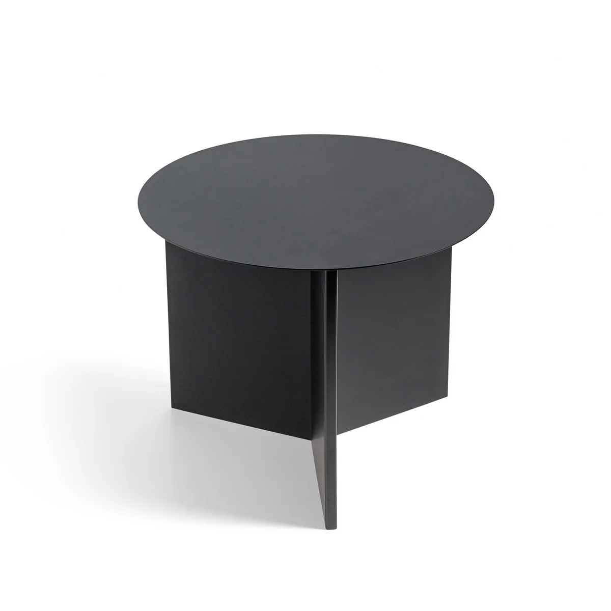 HAY - Slit Table Round Ø 45 x H 3 5. 5 cm, noir HAY - Slit Table Round Ø 45 x H 3 5. 5 cm, noir