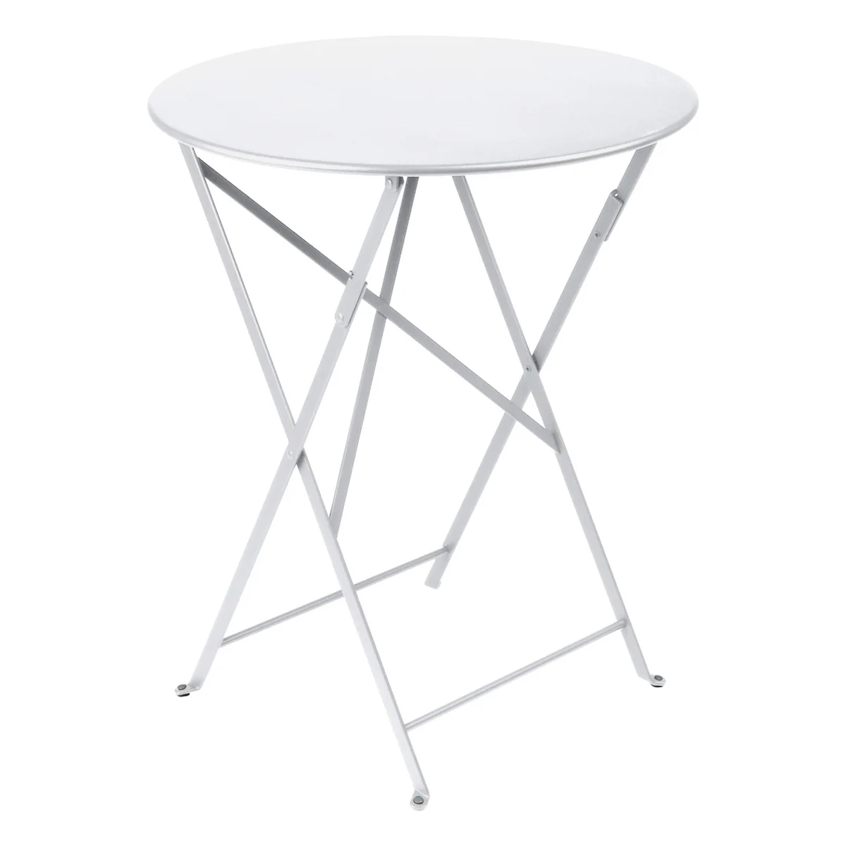 Fermob - Bistro Table pliante Ø 60 cm, blanc coton Fermob - Bistro Table pliante Ø 60 cm, blanc coton