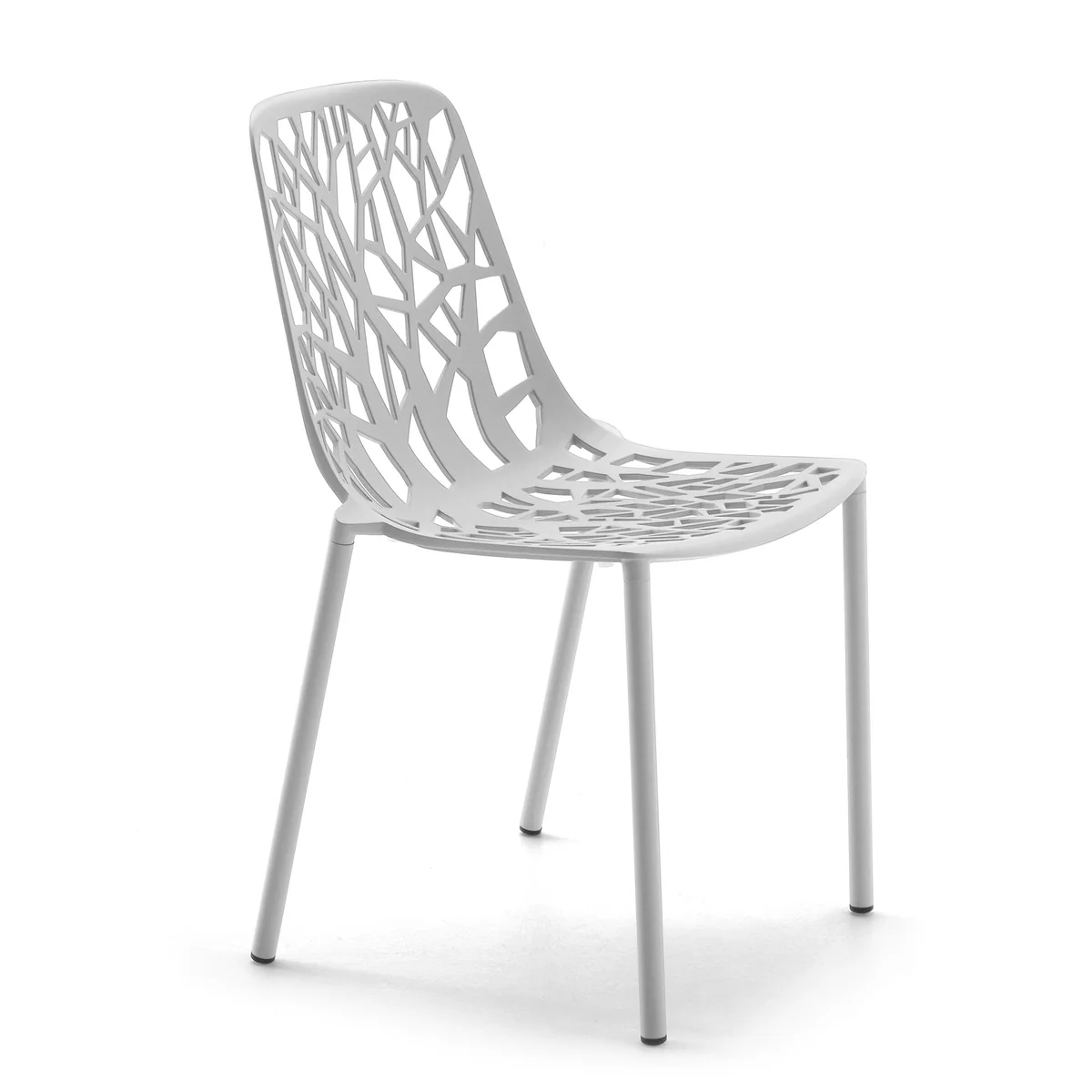 Fast - Forest Chaise empilable ( Outdoor ), blanche Fast - Forest Chaise empilable ( Outdoor ), blanche