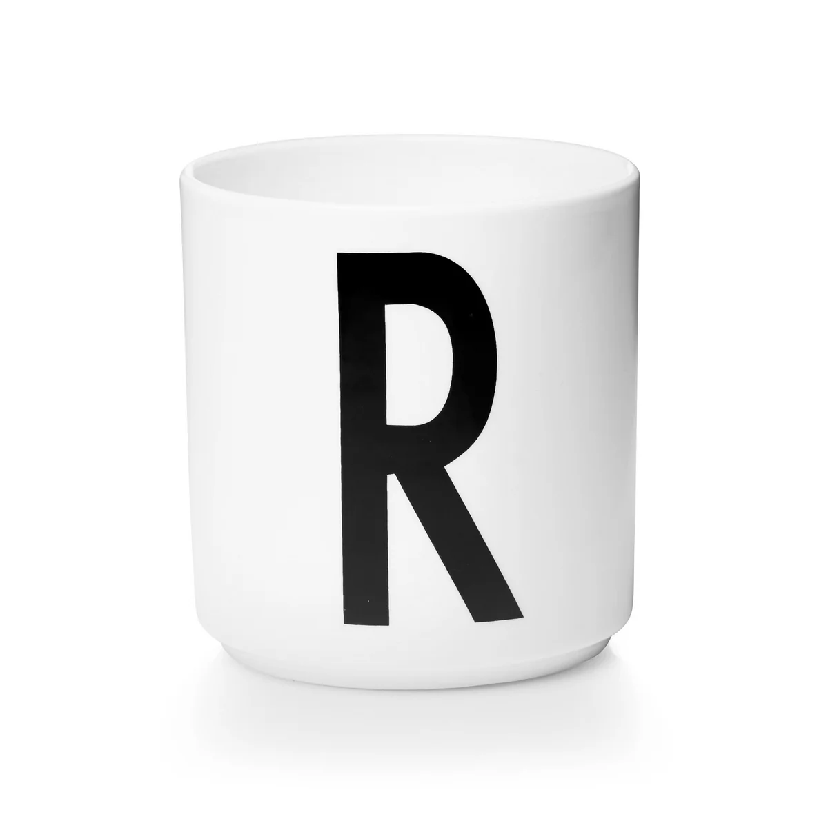 Design Letters - Tasse en porcelaine AJ - R, blanc Design Letters - Tasse en porcelaine AJ - R, blanc