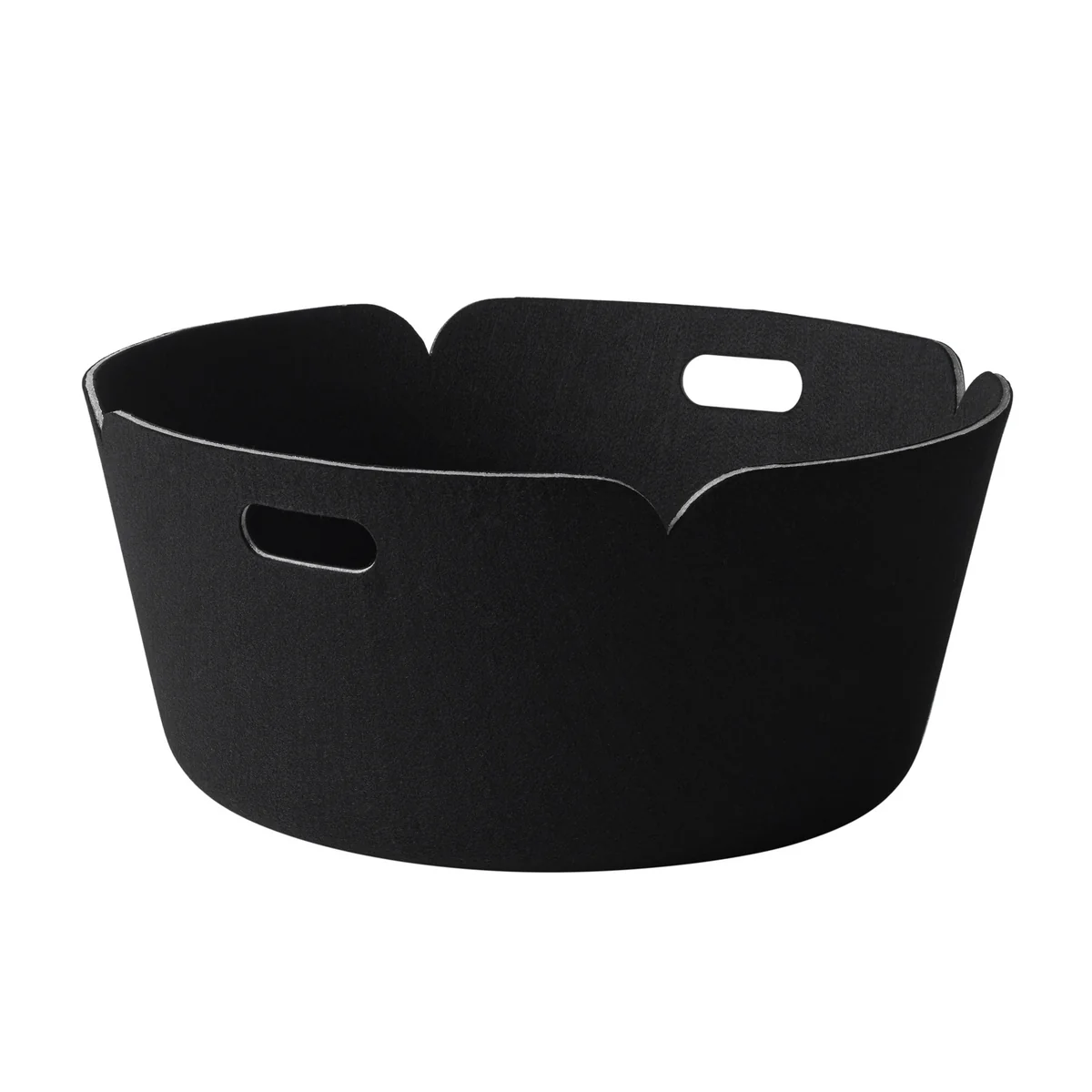 Muuto - Restore Panier de rangement rond, noir Muuto - Restore Panier de rangement rond, noir
