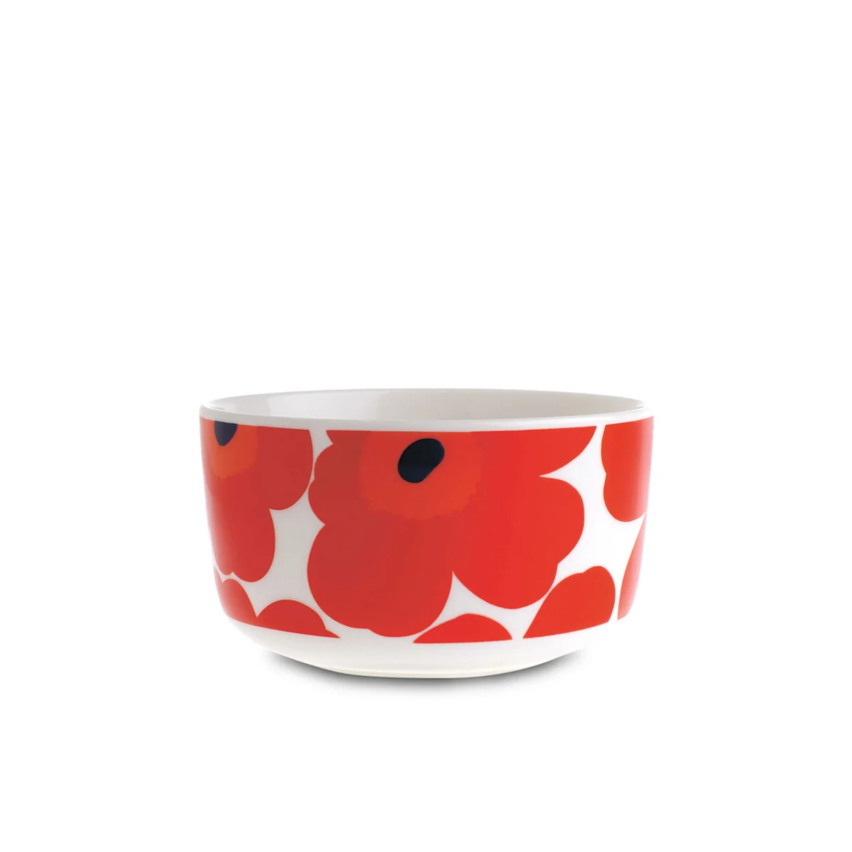 Marimekko - Oiva Unikko Bol 500 ml, blanc / rouge