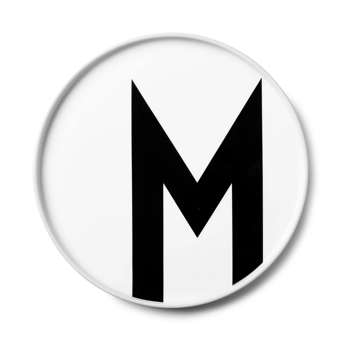 DESIGN LETTERS  - AJ Assiette en porcelaine M