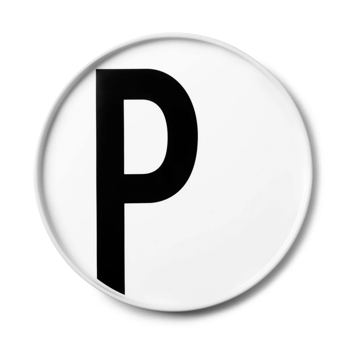 DESIGN LETTERS  - AJ Assiette en porcelaine P