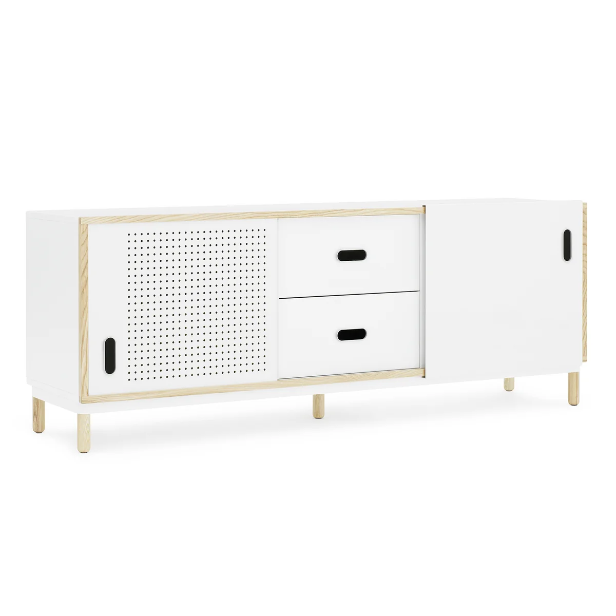Normann Copenhagen - Buffet Kabino avec tiroirs, blanc Normann Copenhagen - Buffet Kabino avec tiroirs, blanc
