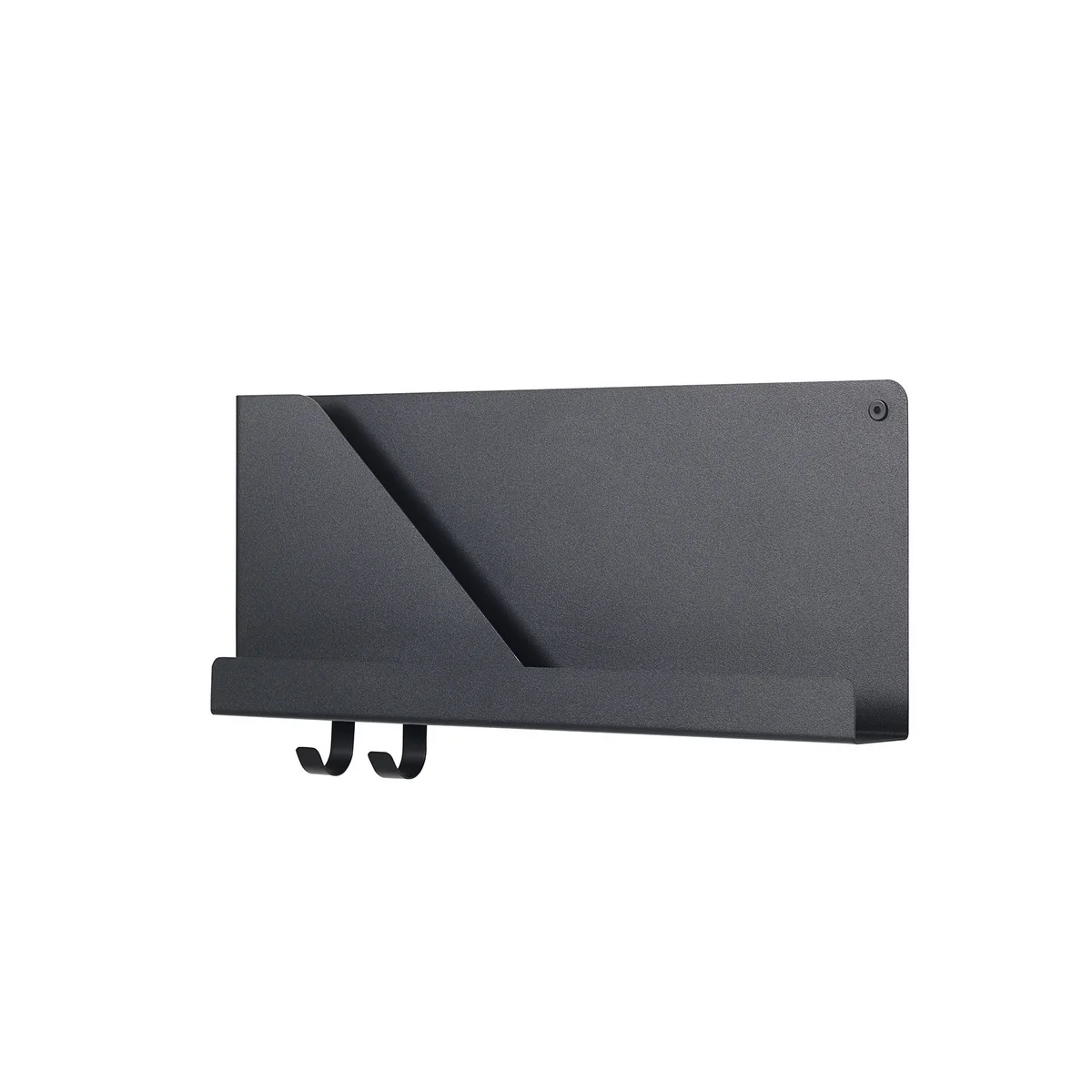 Muuto - Tablettes pliées 51 x 22 cm, noir Muuto - Tablettes pliées 51 x 22 cm, noir