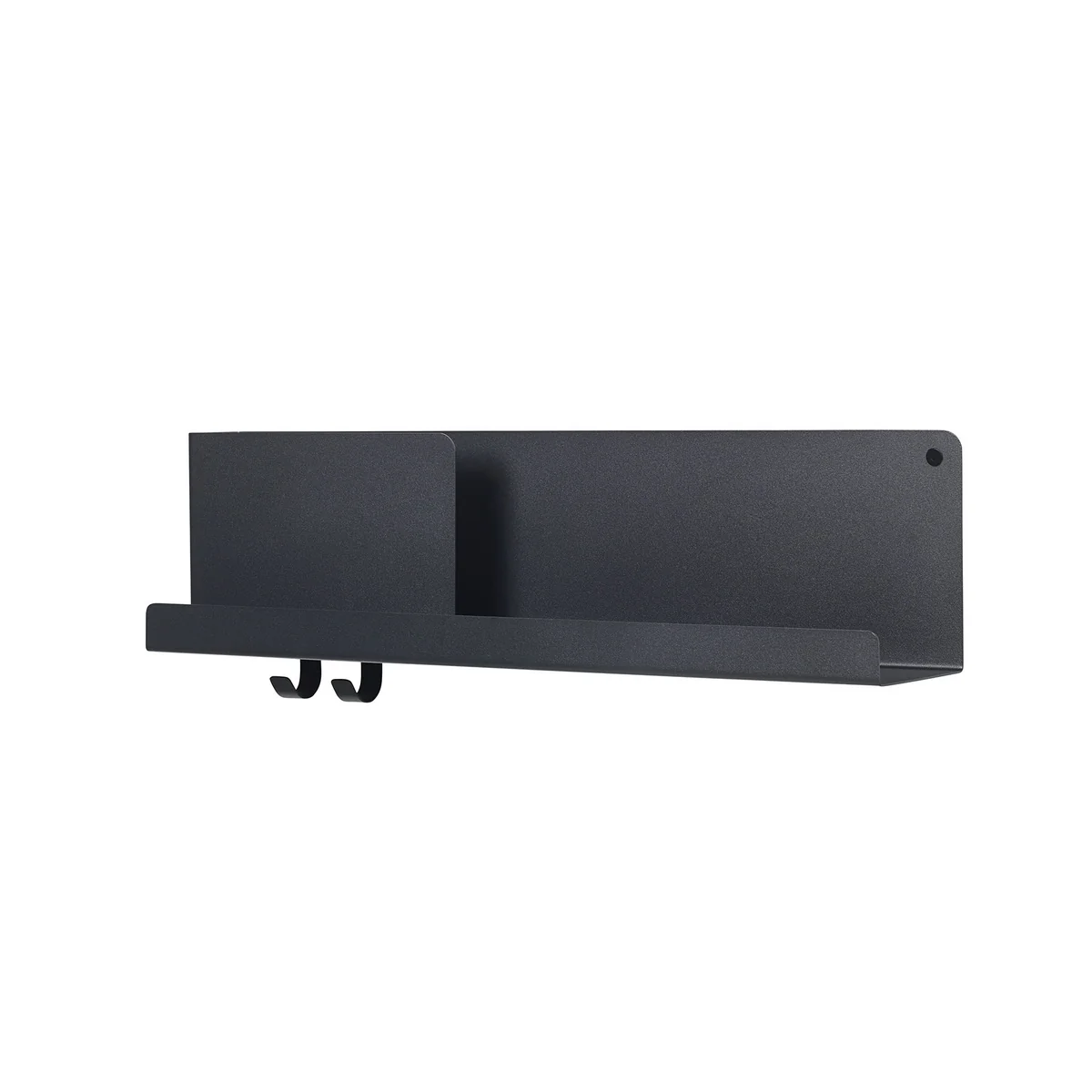 Muuto - Tablettes pliées 63 x 16,5 cm, noir Muuto - Tablettes pliées 63 x 16,5 cm, noir
