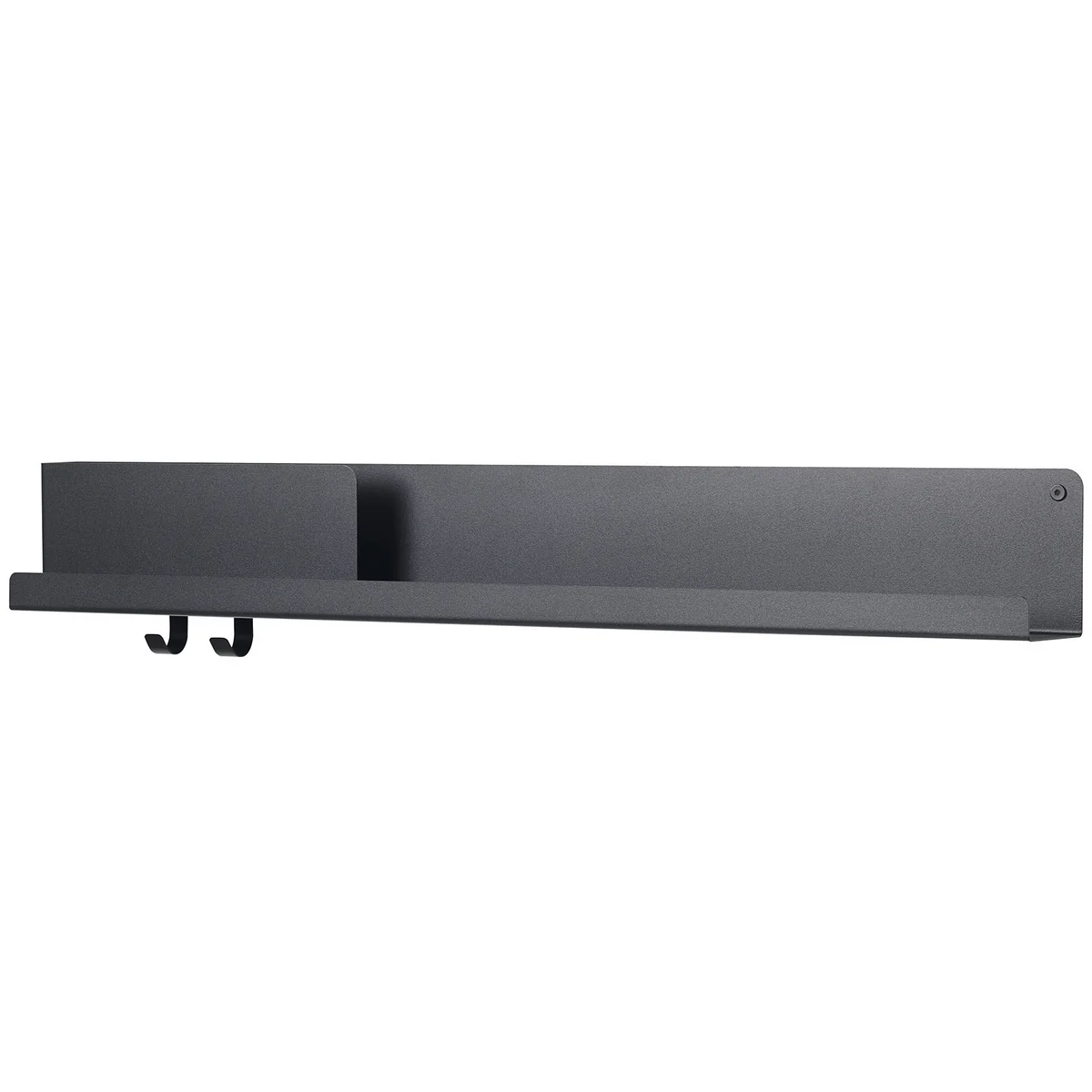 Muuto - Tablettes pliées 96 x 13 cm, noir Muuto - Tablettes pliées 96 x 13 cm, noir