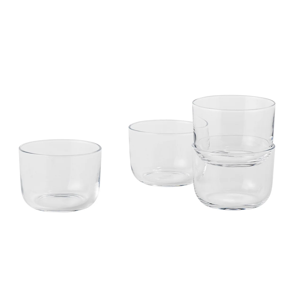 Muuto - Verre Corky (jeu de 4), low, transparent Muuto - Verre Corky (jeu de 4), low, transparent