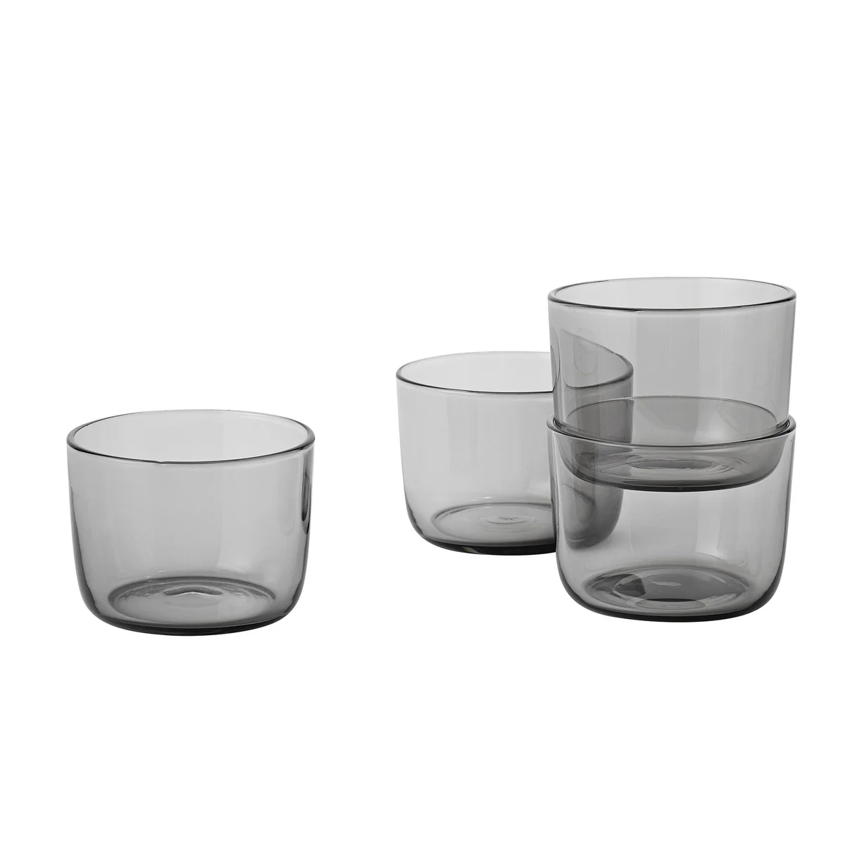 Muuto - Verre Corky (jeu de 4), low, gris Muuto - Verre Corky (jeu de 4), low, gris