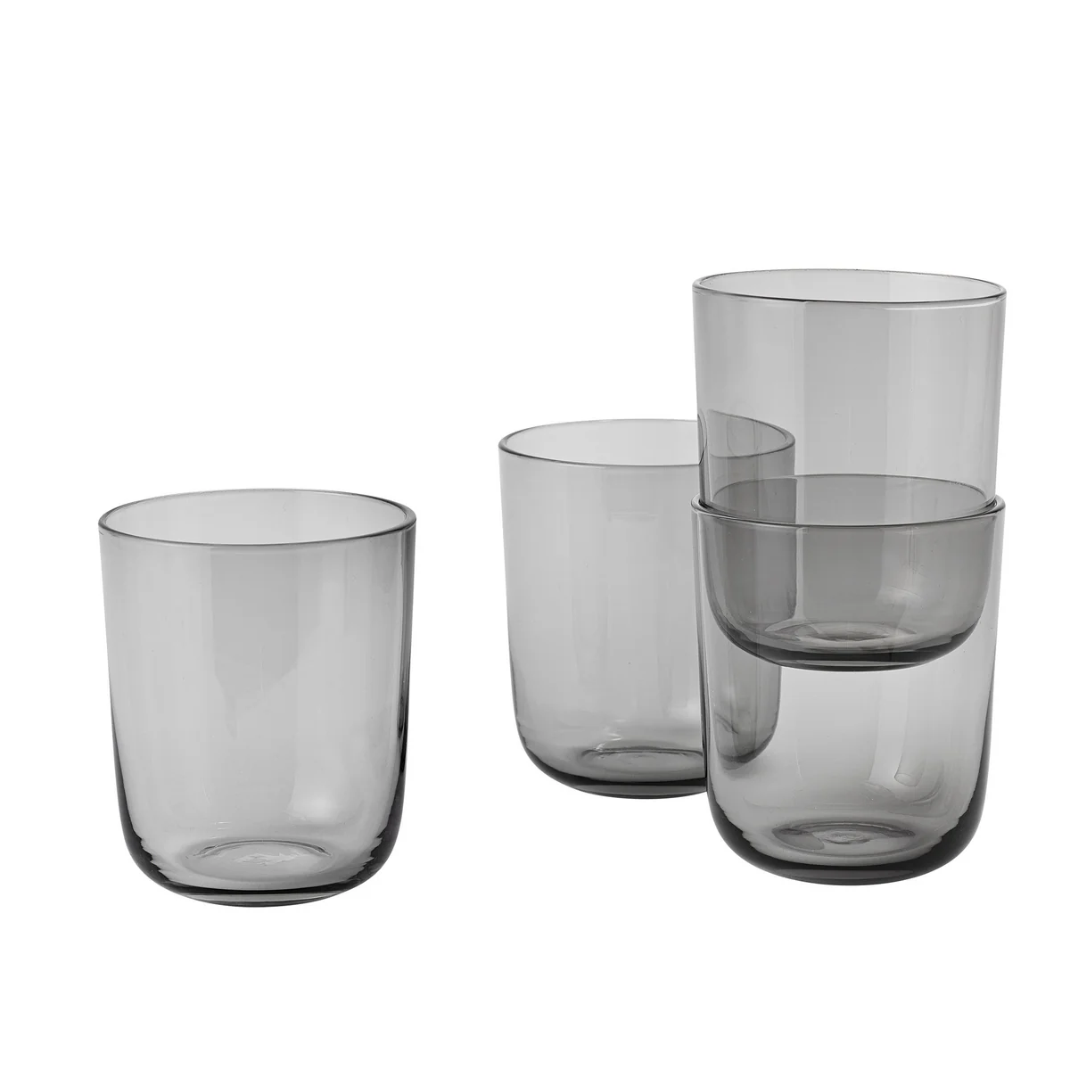 Muuto - Verre Corky (jeu de 4), tall, gris Muuto - Verre Corky (jeu de 4), tall, gris