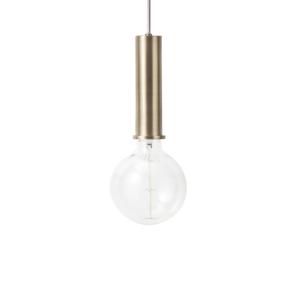 Ferm Living - Luminaire socket suspendu high, laiton Ferm Living - Luminaire socket suspendu high, laiton