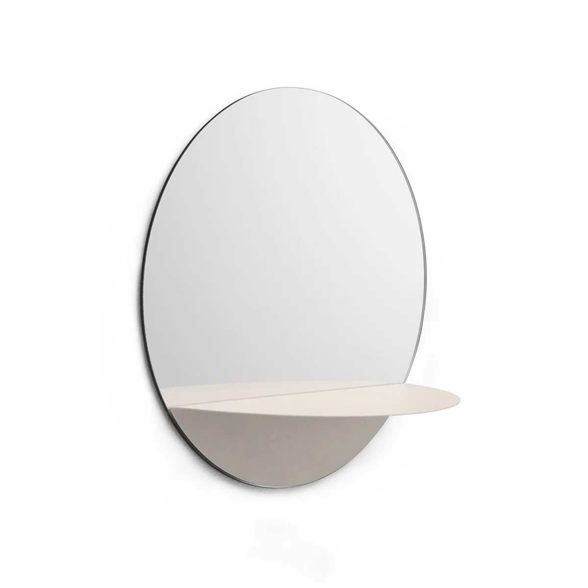 Normann Copenhagen - Horizon Miroir, rond, blanc Normann Copenhagen - Horizon Miroir, rond, blanc
