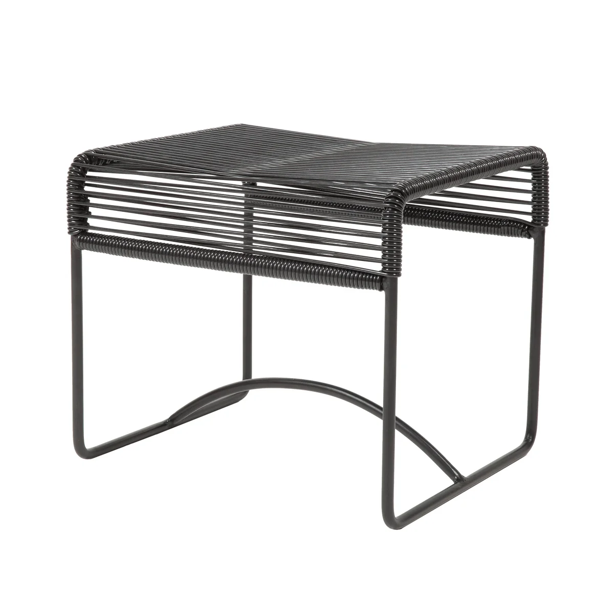 Acapulco Design - Acapulco Tabouret, noir / noir Acapulco Design - Acapulco Tabouret, noir / noir