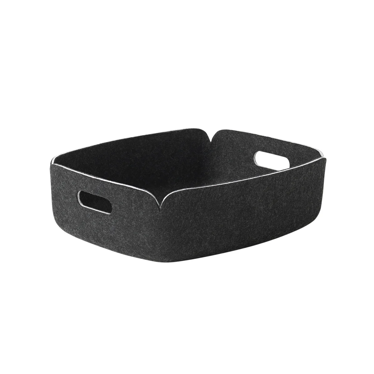 Muuto - Restore Plateau 40 x 31 cm, black melange Muuto - Restore Plateau 40 x 31 cm, black melange