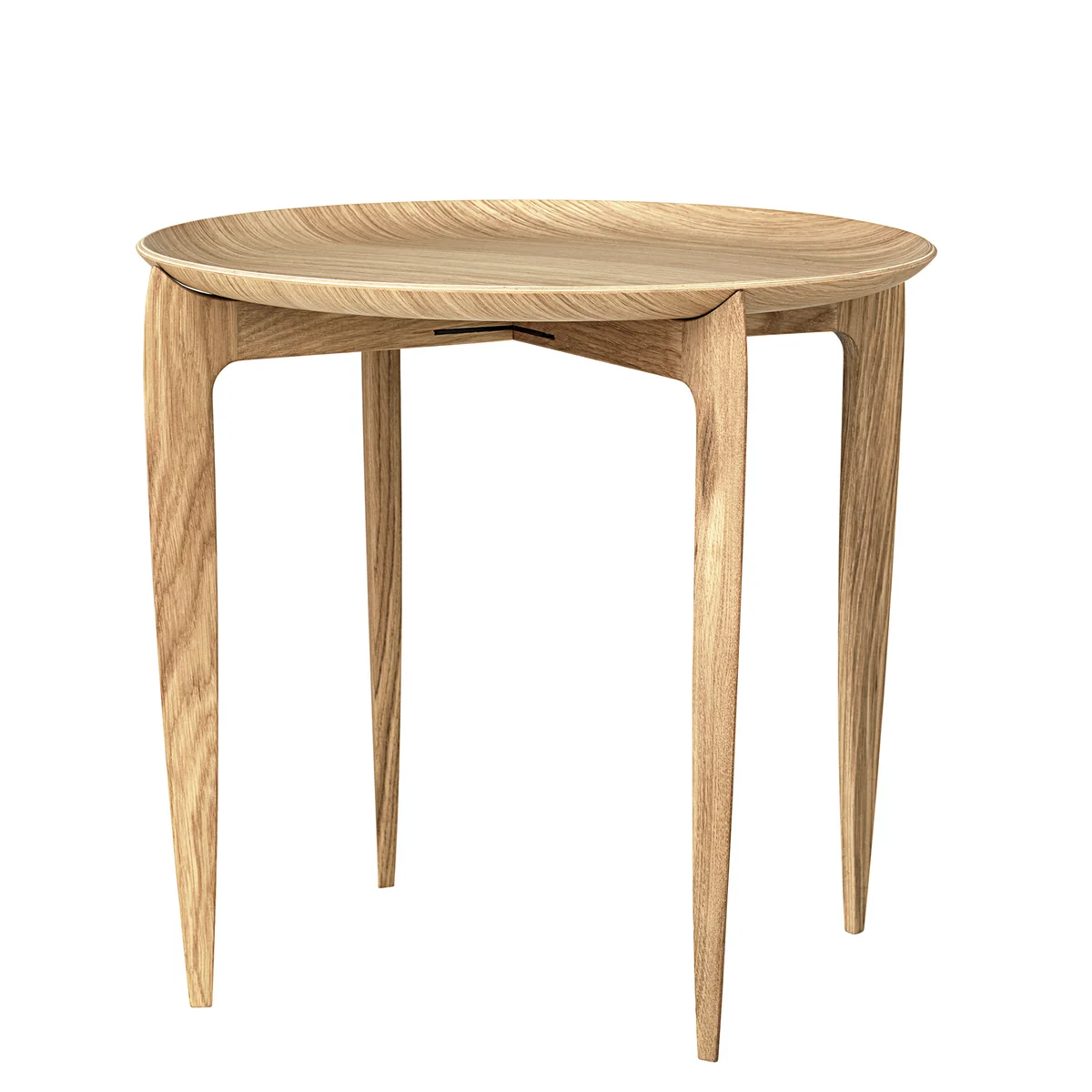 Fritz Hansen - Plateau Table d'appoint, Ø 45 x H 42 cm, chêne Fritz Hansen - Plateau Table d'appoint, Ø 45 x H 42 cm, chêne