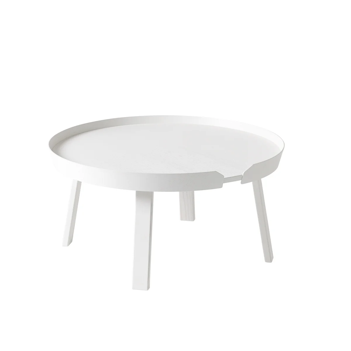 Muuto - Around Table basse Ø 72 cm, blanche Muuto - Around Table basse Ø 72 cm, blanche