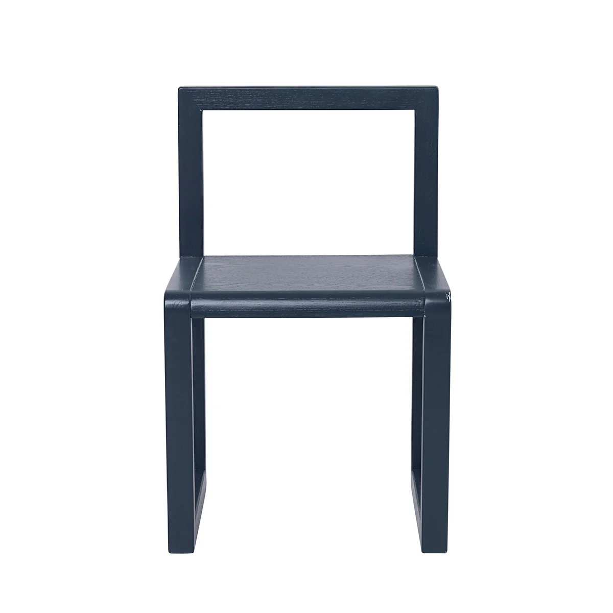 Ferm Living - Chaise Little Architect Chaise pour enfant, bleu foncé Ferm Living - Chaise Little Architect Chaise pour enfant, bleu foncé